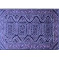 thumbnail image 1 of Ahgly Company Machine Washable Indoor Rectangle Persian Blue Traditional Area Rugs, 5' x 8', 1 of 4