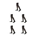 thumbnail image 1 of sweethay 1 par de calcetines por encima de la rodilla para mujer de 52 cm JK personalidad estilo pijo cálido muslo alto medias para diario Type2 NO2, 1 of 6