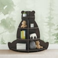 thumbnail image 2 of Delta Children Bear Bookcase - Greenguard Gold Certified, Crafted Walnut, 2 of 6