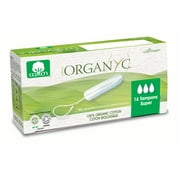 Organyc 100% Organic Cotton Super Tampons, No Applicator, 16 Ct
