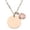 Rose Gold, variant on Custom Name Birthstone Necklace Initial Pendant Meaningful Jewelry Birthday Anniversary For Women