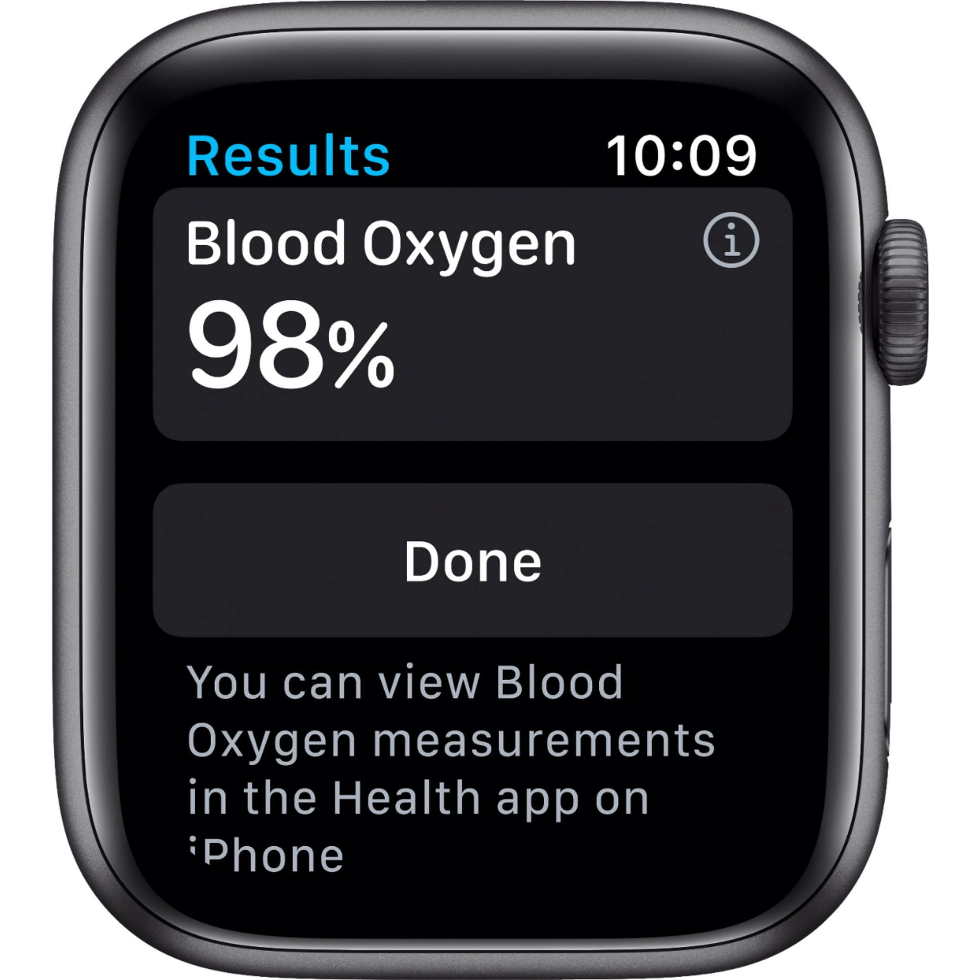 Restored Apple Watch Series 6 GPS + LTE, 44MM Space Gray Aluminum Case & Black Sport Band (Refurbished)