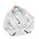thumbnail image 2 of Saco clásico de Mujer Elegancia y Estilo Blanco Grande, 2 of 3