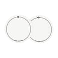 thumbnail image 4 of 2 pegatinas protectoras para parches de bombo, almohadillas de práctica de impacto para piezas de batería. blanco 96 cm, 4 of 8