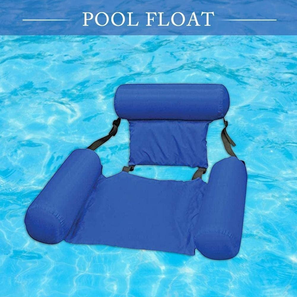 Details about   Inflatable Swimming Bed Floating Chair Beach Pool Seats Water Lounge Chairs 