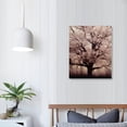 thumbnail image 4 of Acheng  -  Large Canvas Wall Art Sepia Tree of Life Picture Photo Art Print on Canvas Mysterious Fantasy Forest Artwork for Home Office Living Room Decor Gallery Wrap Ready to Hang 12x16 in, 4 of 5