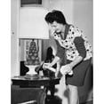 thumbnail image 2 of Close-up of a mid adult woman cleaning a coffee table Poster Print (24 x 36), 2 of 4