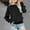 Black, variant on Herrnalise Kids Boys Girls Toddlers Long Sleeve Sweatshirt Round Neck Pullover Casual Top Teen Girl Clothes(4-12 Years)