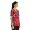 thumbnail image 4 of Scrubstar Women's Candy Cane Stitch Scrub Top, Sizes S-3X, 4 of 6