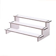 thumbnail image 2 of DOLITY Wood Display Riser Multipurpose Rustic Spice Rack for Candles Crafts Jewelry 3 Tiers, 2 of 9