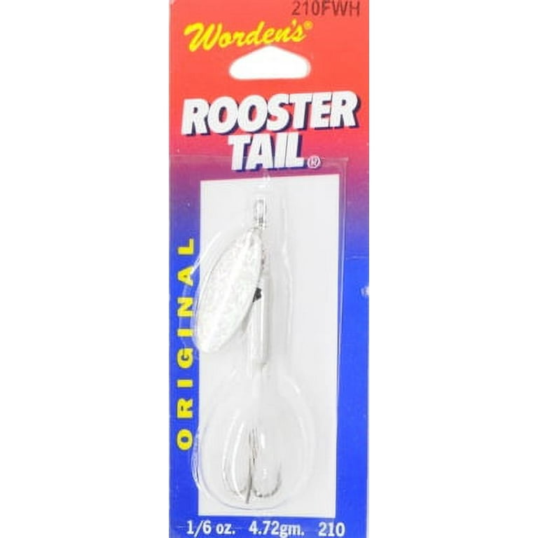 Yakima Bait Worden's Original Single Hook Rooster Tail, Inline Spinnerbait  Fishing Lure, Glitter Pink, 1/16 oz. - Yahoo Shopping