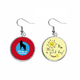thumbnail image 1 of El invierno está llegando Pendiente Sol Flor Pendiente Joyas Moda Unbranded M, 1 of 3