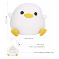 thumbnail image 5 of DoDo Duck Silicone Night Light, Bedside Lamp with USB Charging, Tap Sensor, Sleep Companion, Mood Lighting for Nursery & Bedroom, 5 of 9