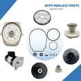 thumbnail image 3 of Motor para bomba de piscina LEUNGOO B2854 1.5 HP 115/230 V 3450 RPM, 3 of 6