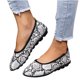 thumbnail image 4 of Zapatos de mujer Punta redonda Retro Moda Estampado de serpiente Fácil de poner y quitar Zapatos casuales perezosos Wmkox8yii FOPL1599, 4 of 9