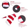 thumbnail image 5 of WHAMVOX  Christmas Santa Long Hat Plush Hats Party Warm Charming, 5 of 8