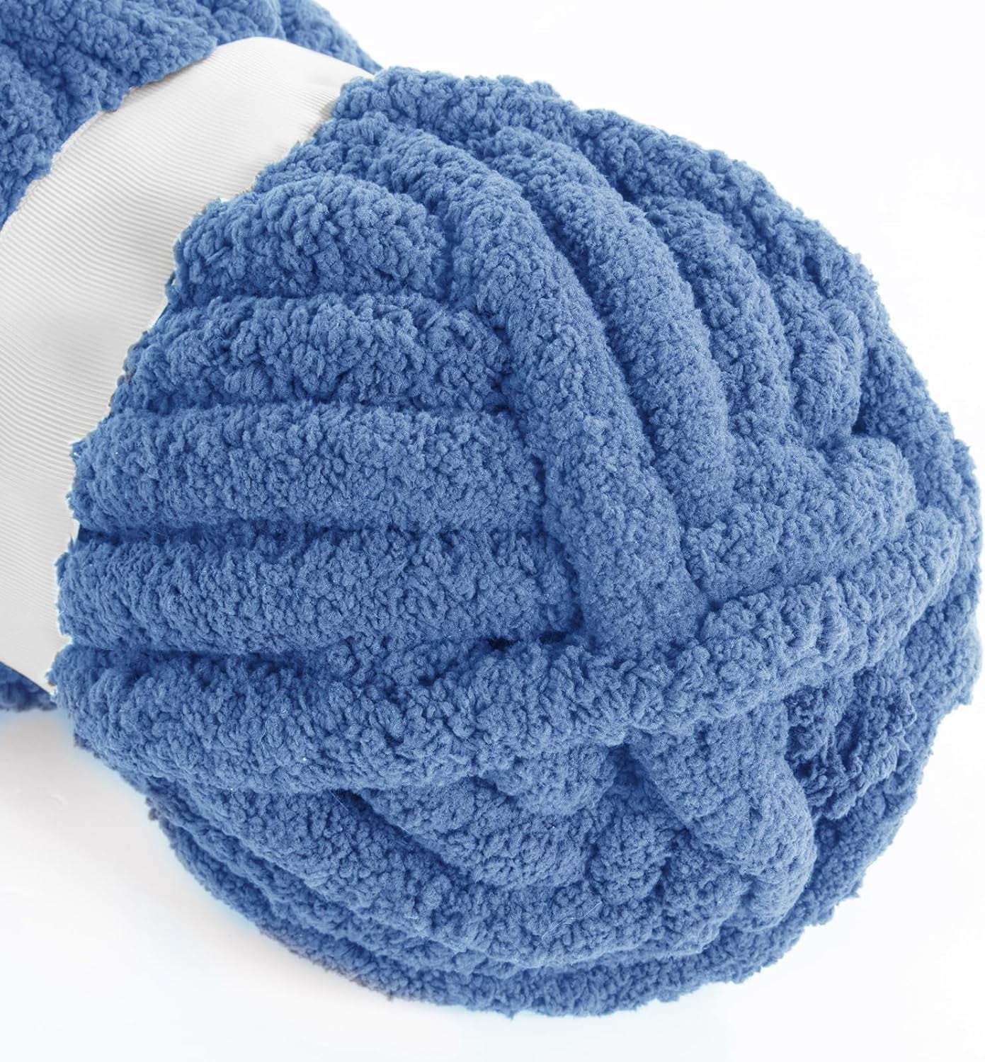 8 Pack Chunky Chenille Yarn - Super Soft Bulky Knitting Yarn for Blankets Scarf DIY, 8oz/27yds per Skein, Fluffy Plush Yarn for Crochet & Hand Knitting