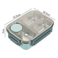 thumbnail image 3 of Tableware Stainless Steel Bento Adult Lunch Portable Leakproof Stackable Large Capacity Dishwasher Container with Divided Compartments, 3 of 7