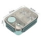 thumbnail image 3 of Fiambrera De Acero Inoxidable Para Adultos Fiambrera Portátil Para Adultos Fiambrera Hermética Apilable De Gran Capacidad Aptas Para Lavavajillas Fiambrera Con Compartimentos Divididos, 3 of 7