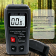thumbnail image 4 of 2X Portable High Precision Wood Moisture Meter Hygrometer Density Digital Electrical Timber Tree Damp Detector Black, 4 of 10