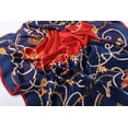 thumbnail image 4 of Grace Scarves 100% Silk Scarf, Extra-Large, Royal Vine, Blue/Maroon, 4 of 4