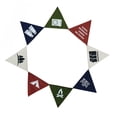 thumbnail image 3 of Banderines, banderines, 16 banderas, banderines vintage, banderines decorativos, banderines triangulares, diseño de última generación, 3 of 8