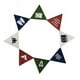 thumbnail image 1 of Banderín, banderín, 16 banderas, banderines, banderas triangulares, cuerda, tecnología avanzada, 1 of 14