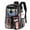 Black, variant on Large Clear Backpack Heavy Duty Stadium Approved See Through Backpack Waterproof Clear Book Bag with Reinforced Strap for School Work Travel Festival