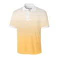 thumbnail image 4 of Birdeem T-Shirt Décontracté à Manches Courtes Imprimé pour Hommes avec Col Rabattu et Boutons Fendus sur le Côté, 4 of 12