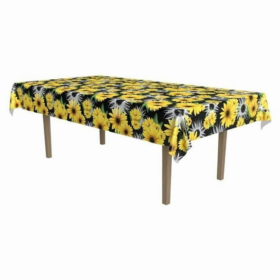 Beistle 53801 Sunflower Plastic Tablecover