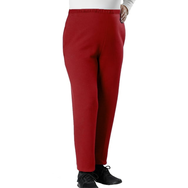 Silverts Pantalon de Survêtement pour Femme à Côté Ouvert, TG, Rouge