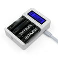 thumbnail image 4 of ZheElen USB 4 Slots LED Display Battery Charger AA/AAA Universal Rechargeable Battery Charge Adapter Batteries Charging, 4 of 6