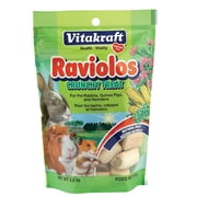 Vitakraft Raviolos Treat - Made with Real Vegetables for rabbits, guinea pigs, and hamsters, 0.31lb (pack of 10)