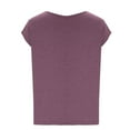 thumbnail image 4 of Sakmal Spring Tops for Women 2024 Short Sleeve Solid V-Neck T-Shirts Shirts for Women, 4 of 8