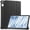 Black, variant on DWaybox Folio Case for iPad mini 8.7" 2026 with Kickstand, Hard PC Back Cover, Dark Green