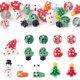 thumbnail image 1 of Cuentas Espaciadoras de Vidrio Craftdady Navidad 14Pzs para Joyería DIY, 1 of 9