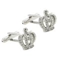 thumbnail image 1 of Gemelos Corona Vintage,Gemelos,Botón de traje,Accesorios para hombres,Joyería novedosa,camisa francesa,Cristal,Diamante de imitación,Clásico,retro,Lujo, 1 of 8