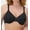 Black, variant on Women's Bali DF4481 Sleek Support Smoothing Underwire T-Shirt Bra (Almond 36C)