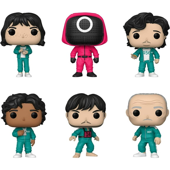 Funko POP! Television Squid Game Set of 6 3.75" Vinyl Figures (#1221-#1226)