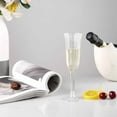 thumbnail image 3 of Balsa Circle 12 Pieces 6 oz Clear Plastic Champagne Flute Glasses Disposable Tableware, 3 of 8