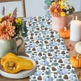 thumbnail image 4 of Blue Pumpkin Table Runner, Autumn Thanksgiving Kitchen Dining Table Decoration for Home Party Decor 13x90 Inches, 4 of 9