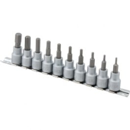 UPC 802090161698 product image for Titan 16169 10 Pieces 0. 38 inch Drive Sae Hex Bit Set - Pack Of 6 | upcitemdb.com