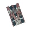 thumbnail image 1 of Tirantes para hombre con 6 clips, correas elásticas gruesas, accesorios de hardware, 1 of 6