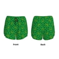 thumbnail image 3 of Rateoe St Patrick's Day5 Printed 2 in 1 Women's Workout Shorts for Athletic Gym Running Shorts with Phone Pockets-Small, 3 of 7