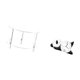 thumbnail image 5 of Mesita Auxiliar Compacta Con Forma De Panda, De Acrílico Transparente. Ideal Para La Sala De Estar O El Baño. Diseño Moderno Y Atractivo. Reloj De Pared. Diseño Práctico Y Resistente., 5 of 8