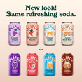 thumbnail image 3 of OLIPOP 6g Fiber Prebiotic Soda, Favorites Variety Pack, 12 fl oz, 12 Pack, Shelf Stable, 3 of 6
