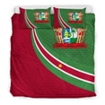 thumbnail image 4 of Suriname Juego de Cama Escudo de Suriname y Bandera Color RLT7, 4 of 6