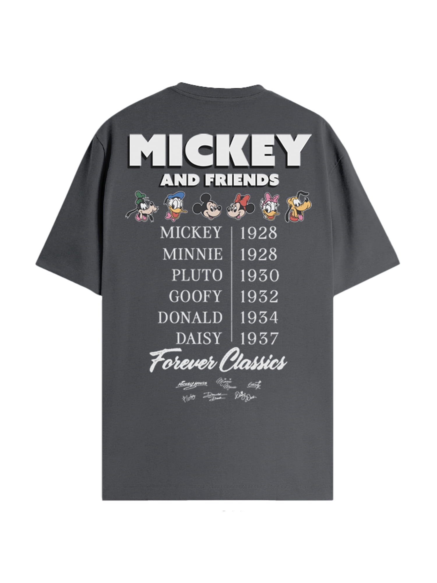 Disney Men's and Big Men's Mickey & Friends Graphic Tee with Short Sleeves, Sizes S-3XL