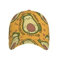 thumbnail image 2 of Daiia Avocado Dog print Baseball Cap Men Women Golf Dad Hat Adjustable Original Classic Low Profile Hat Unconstructed Plain Cap, 2 of 9
