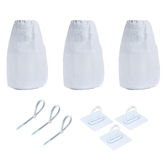 3-Pack Dryer Vent Lint Catcher Bags: Easy Install, Reusable & Energy-Saving